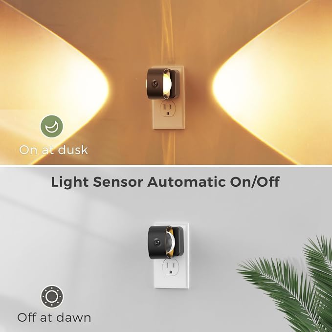 L LOHAS LED Motion Sensor Night Light, Projector Night Lights Plug in Wall - Image 3