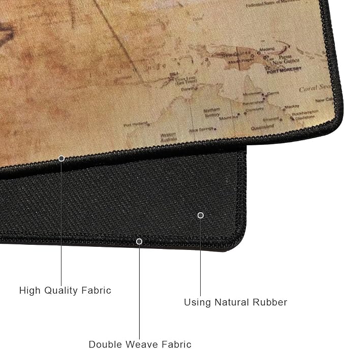 XXL Professional Large Mouse Pad & Computer Game Mouse Mat (35.4x15.7x0.1IN, Boat) - Image 7