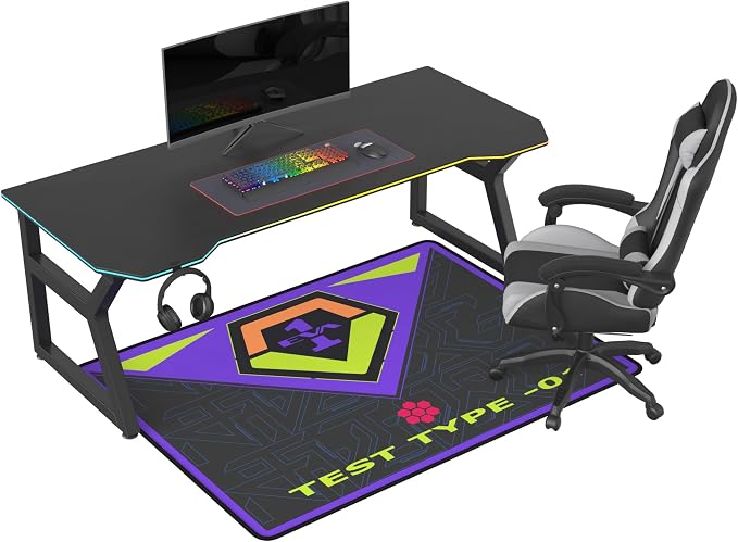 Neon Genesis Evangelion Non-Slip Floor Chair Mat 35"×47" for Gaming Chair Mat - Image 3