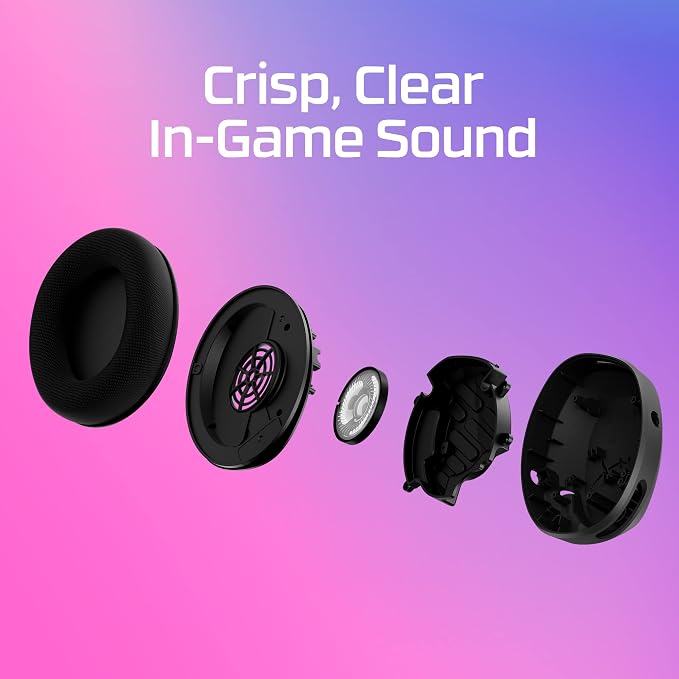 HyperX Cloud Stinger 2 Core – PC Gaming Headset, Lightweight Over-Ear Headset with mic, Swivel-to-Mute mic Function, DTS Headphone:X Spatial Audio, 40mm Drivers,Black - Image 5