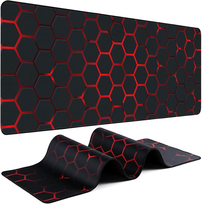Mouse Pad Gaming - Desk Mat for Keyboard and Mouse - Large Mouse Pads for Desk, Gaming Mousepad with Non-Slip Base, Desks Pad (31.5" X 11.8") for Game, Office and Home by Unknown