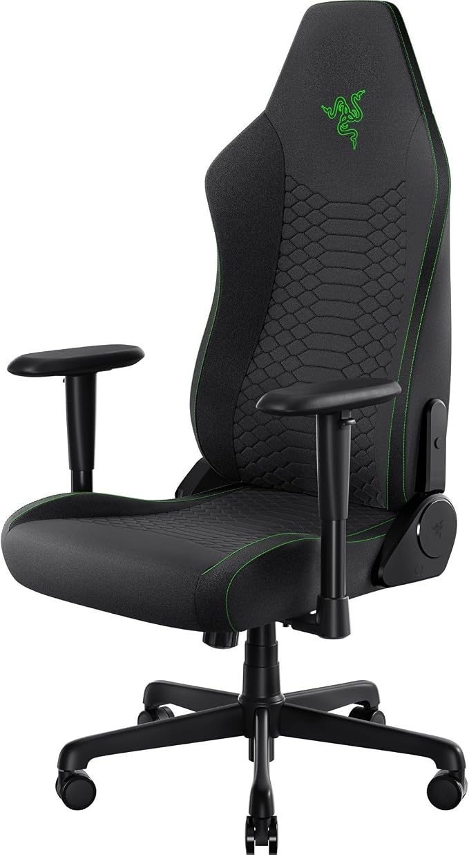 Razer Iskur V2 X Ergonomic Gaming Chair, Black | Built-In Lumbar Support, Wide Seat, High Density Foam Cushions, Adjustable 152 Degree Recline, 2D Armrests, Plush Fabric - Image 10