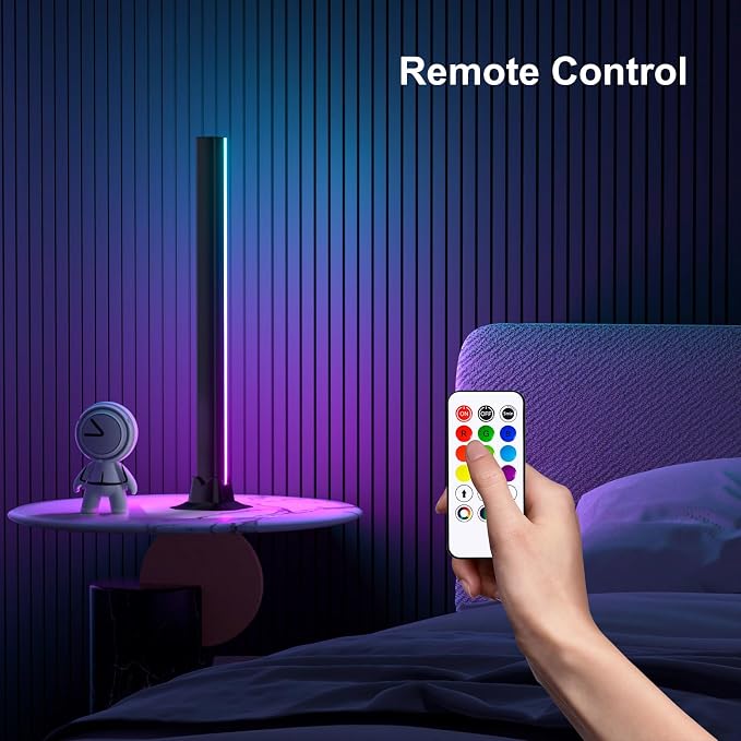 MIHEAL RGB Light Bar, Music Sync RGB LED Lights Bar, USB Powered Mood Lighting, Remote Control Color Changing Gaming TV Backlight, 8 Dynamic Modes for PC Room Monitor Desk … - Image 2