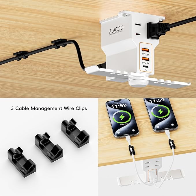 Multi-Function Desk Headphone Hanger Hook Gaming Office - Image 6