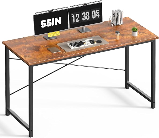DUMOS 55 Inch Small Computer Desk, Gaming Desks for Home Office Bedroom by DumosLifestyle