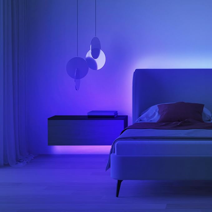 Feit Electric 10ft Color LED Tape Light, Dimmable, RGB Color with Remote Control, Cut-to-Fit Design, 5V USB-Powered Display Lighting, Indoor Use Only, 25,000-Hour Lifetime, TAPE120/RGB/USB - Image 6
