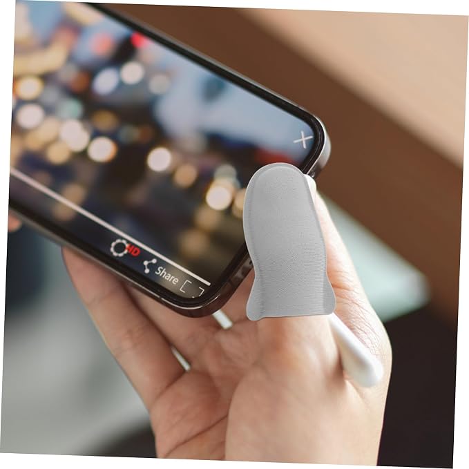 jojofuny 10pcs Gaming Finger Sleeves Breathable Thumbs Finger Gloves for Mobile Games Enhance Precision and Sensitivity for Racing and Fighting Games Comfortable Fit for Extended Play - Image 5