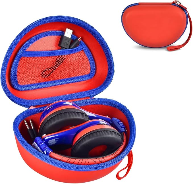 ANKHOH Kids Headphone Case for eKids for Beats Solo4 Headphones, Red by Ankhohstoragehardcase