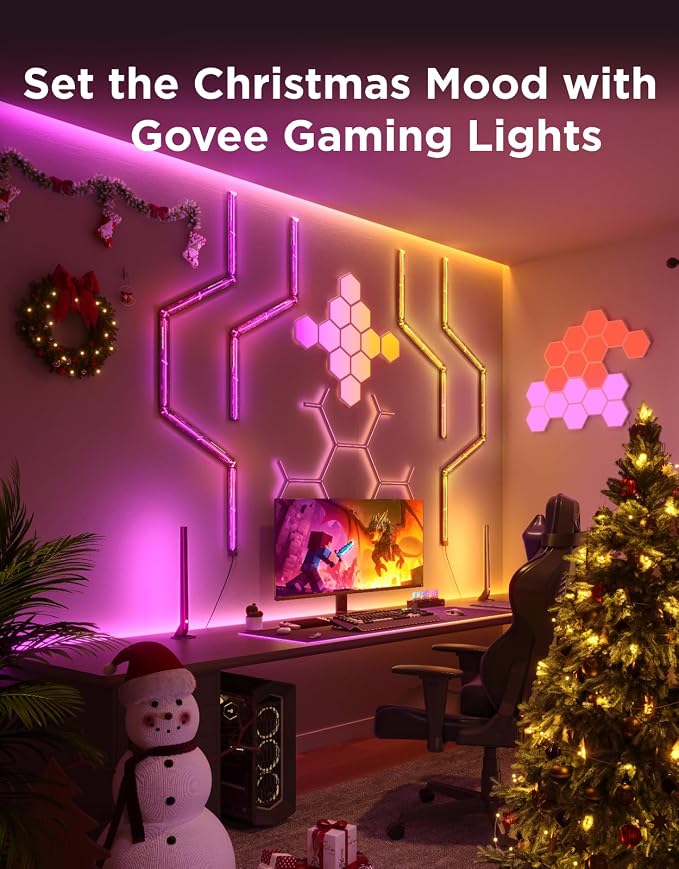 Govee RGBIC Gaming Light Bars H6047 with Smart Controller, Wi-Fi Smart LED - Image 2