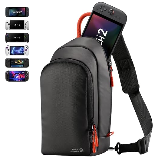 JSAUX Sling Bag for Switch 2, Steam Deck and ROG Xbox Ally X by JSAUX