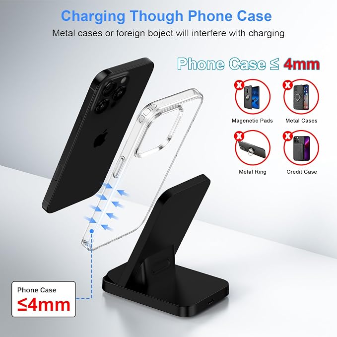 for Google Pixel Wireless Charging Stand for Pixel 11/10 Pro/10 Pro XL/9a - Image 5