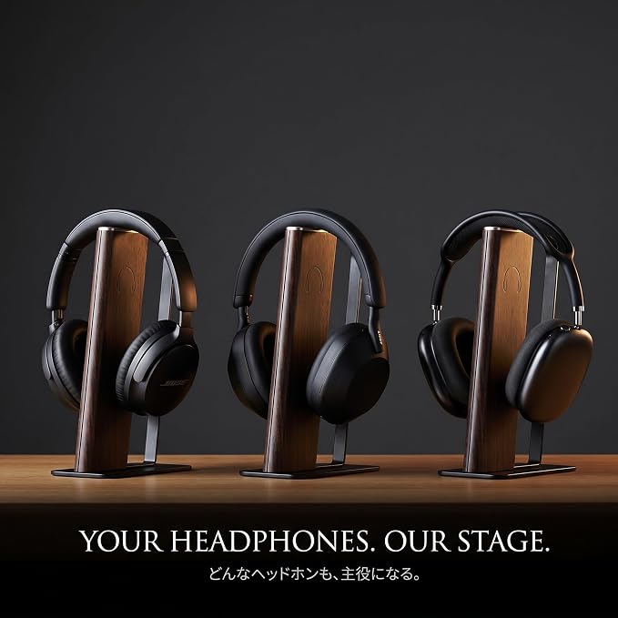 Gunking Headphone Stand with Floating Arc Design | Sculptural Desk Headset Holder for Gaming & Office, Universal Fit for Sony, Bose, AirPods Max & More - Image 8