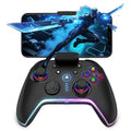 Bcofo Wireless Mobile Game Controller for iOS/iPhone/Android/Cell Phone/Switch/Laptop, Gaming Gamepad with Phone Clip for Gamers, Hall Effect Triggers, Wired PC Control, with RGB LED Lighting/Vibration/6-Axis Gyro/Turbo (Black) by Unknown