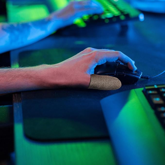 Gaming Finger Sleeves for Gamers with Superconducting Electrical Fibers, Ultra-Thin Sweatproof Finger Caps Designed to Withstand High-Intensity Fingertip Actions, for Fighting - Image 5