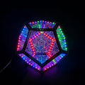 Extra Large Infinity Dodecahedron Mirror Light, RGBW Abyss Lamp by mimemaia