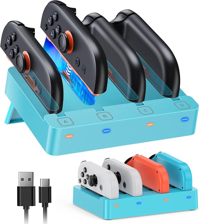FYOUNG [Switch 2/1 Both] Controller Charger, Charging Dock for JoyCon 2 by FYOUNG