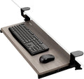 VIVO Large Clamp-on Computer Keyboard and Mouse Under Desk Slider Tray, 27 x 11 inch Pull Out Platform Drawer, Gray, MOUNT-KB05GY by Unknown