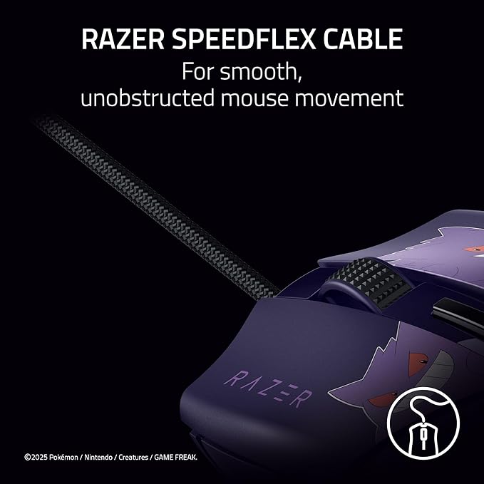 Razer Cobra Wired Gaming Mouse, 58g Lightweight, Pokemon Gengar Edition - Image 6