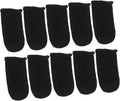 MAGICLULU 10PCS Ultra Thin Breathable Finger Sleeves for Mobile Gaming Sweat-Resistant Gaming Gloves Finger Protectors for Gamers Black Touchscreen by MAGICLULU