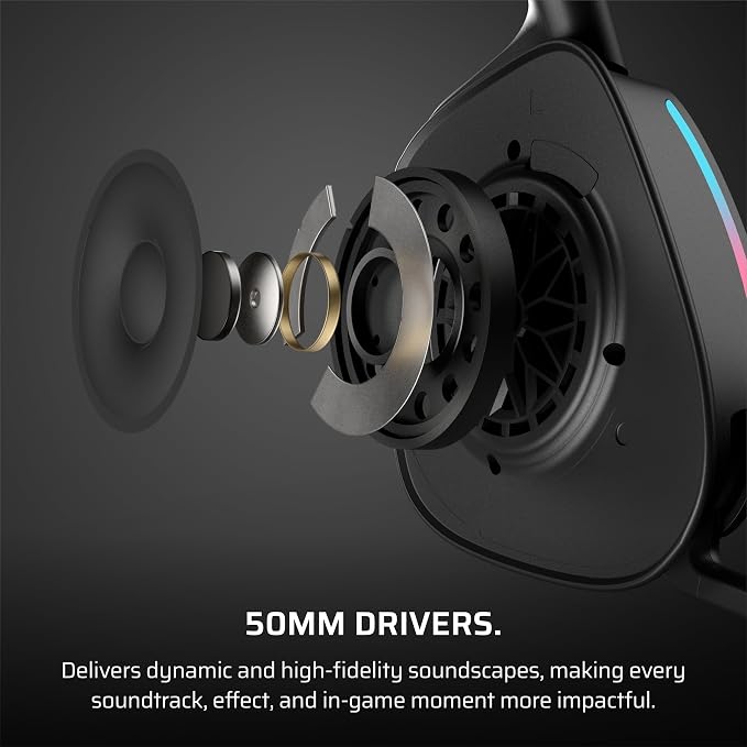Corsair Void v2 Wireless Bluetooth PC PS5 Switch Gaming Headset – Black - Image 5