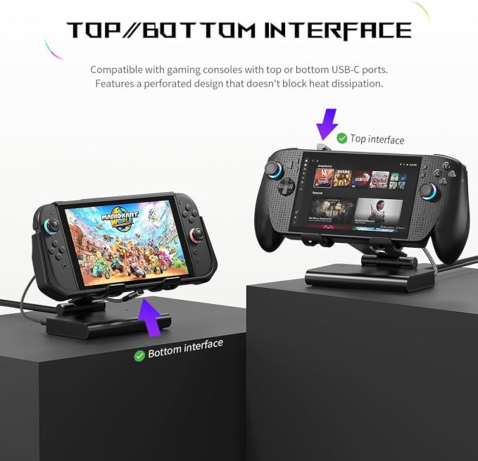 Magnetic Dual Cooling Fan Docking Station for ROG Xbox Ally X/Switch 2 - Image 8