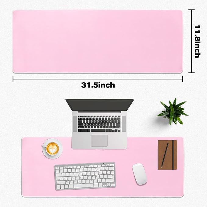 Mouse Pad Gaming - Desk Mat for Keyboard and Mouse - Large Mouse Pads for Desk, Gaming Mousepad with Non-Slip Base, Desks Pad (31.5" X 11.8") for Game, Office and Home - Image 5