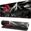 Extended Gaming Mouse Pad, Large Desk Mat XL Anime Mouse Pad Waterproof with Stitched Edges, Non-Slip Desktop Pad for Home and Office, Level Up Your 31.5x11.8 Inch (Snow Mountain) by Brecoy