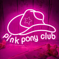 Pink Pony Neon Sign Western Cowgirl Neon Lights for Wall Decor Dimmable Neon Lights Midwest Princess Led Signs For Bedroom Wall Girl Cave Club Bar Pub Gift by Vveikea