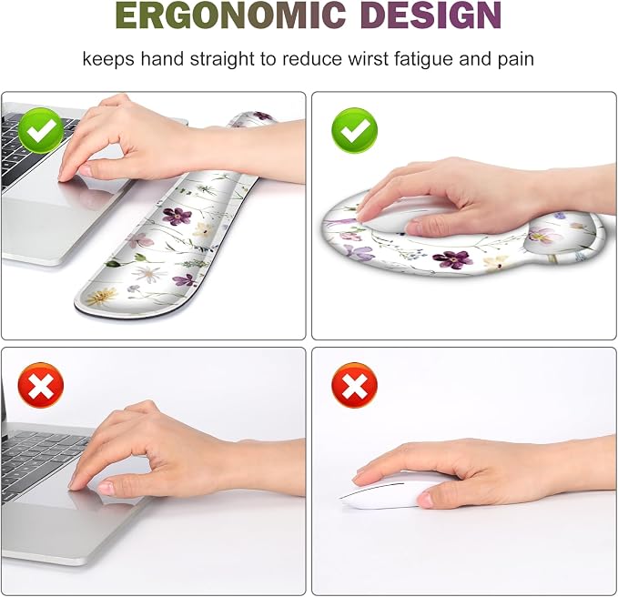 Gaming Mouse Pad, Large Desk Mat Cute Desk Pad Protector, 4in1 XXL Mousepad - Image 3