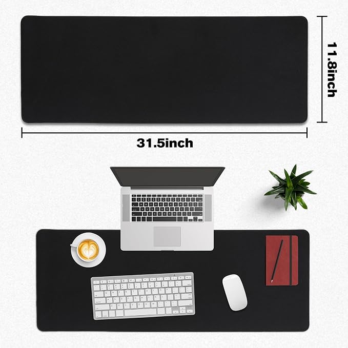 Mouse Pad Gaming - Desk Mat for Keyboard and Mouse - Large Mouse Pads for Desk, Gaming Mousepad with Non-Slip Base, Desks Pad (31.5" X 11.8") for Game, Office and Home - Image 5