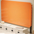 Clamp-on Desk Pegboard, Organizer for Office Gaming Home,pegboard Shelf,Multi-Function Computer Metal Peg Board(Orange,16" L*16" H(40 * 40cm)) by ZMNXAS