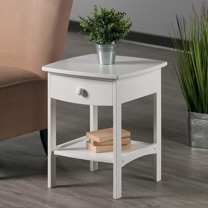 Winsome Wood Claire Accent Table, White - Image 2