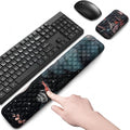 Keyboard Wrist Rest Mouse Wrist Support, Memory Foam Wrist Rest Pad for Computer Laptop, Ergonomic Wrist Cushion Support for Typing Pain Relief, Gaming Home Office, Snail by LIZPARE