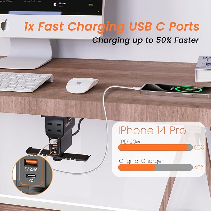 Multi-Function Desk Headphone Hanger Hook Gaming Office - Image 4