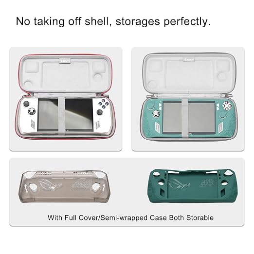 RLSOCO Carrying Case for ASUS ROG Ally 7" 120Hz Gaming Handheld & Accessories Fits the Portable Console, Console Base, Charger, Charging Cable, etc. (Case Only) - Image 3