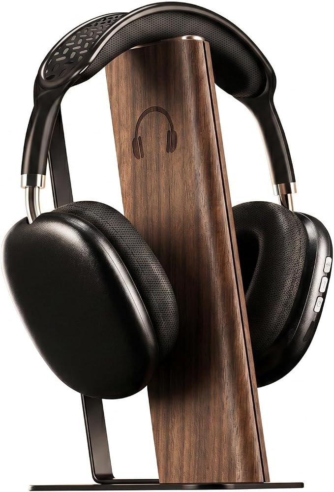 Gunking Headphone Stand with Floating Arc Design | Sculptural Desk Headset Holder for Gaming & Office, Universal Fit for Sony, Bose, AirPods Max & More by HomeOrganizerLLC