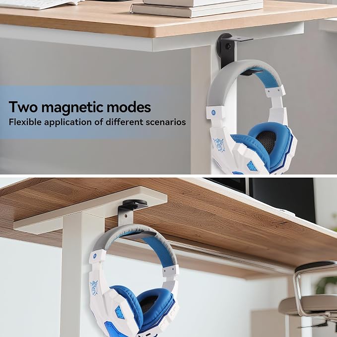 Magnetic Headphone Holder, Aluminum Headset Hook - Image 5