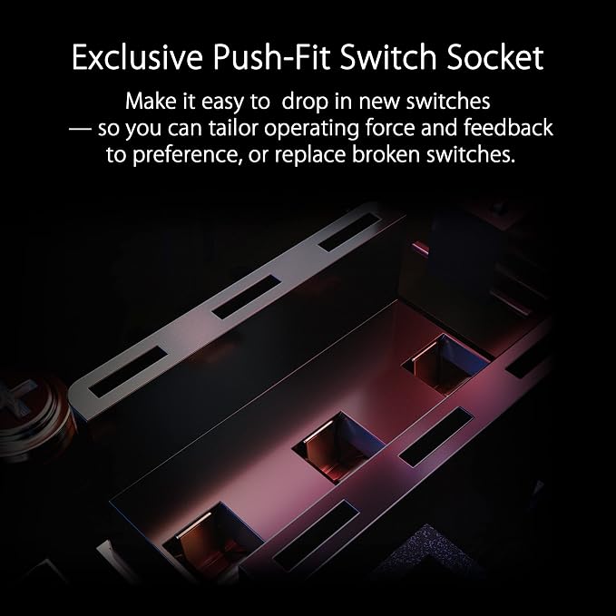 ASUS ROG Spatha X Wireless Gaming Mouse – MMO/MOBA Design, 12 Programmable Buttons, Right-Handed, 168g, Dual-Mode (Wired/2.4GHz), 19K DPI, up to 67Hr Battery, Magnetic Charging Dock, PC/Mac Support - Image 7