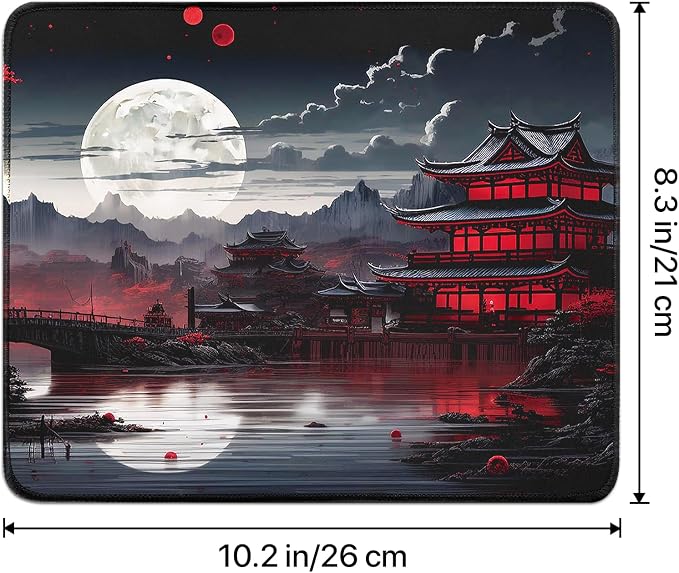 FreeNook Mouse Pad Gaming Mousepad,Small Mousepad for Keyboard and Mouse with Non-Slip Rubber Base,Suitable for School,Office,Home,10.2 x 8.3 Inch - Image 2