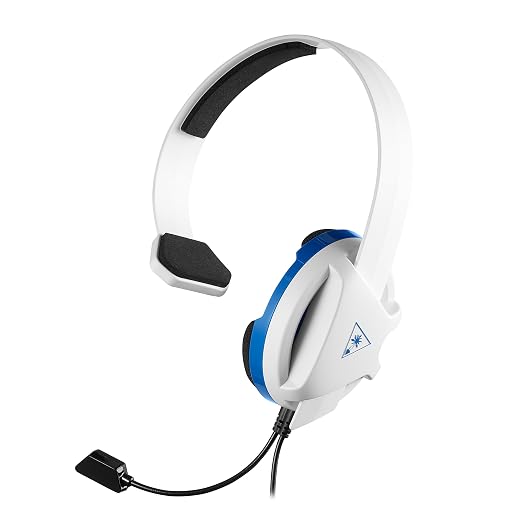Turtle Beach Recon Chat PlayStation Headset – PS5, PS4, Xbox Series X, Xbox Series S, Xbox One, Mobile & PC with 3.5mm – Glasses Friendly, High-Sensitivity Mic, White - Image 2