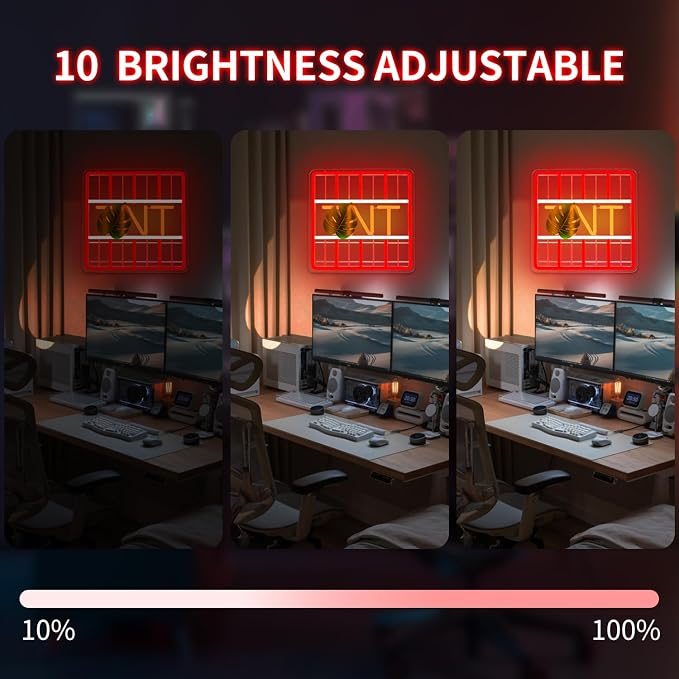 Game Neon Sign TNT Block Led Signs Dimmable Gamer Neon Signs for Wall Decor Gaming Light Up Sign for Men Teens Boys Gamer Room Gifts - Image 5