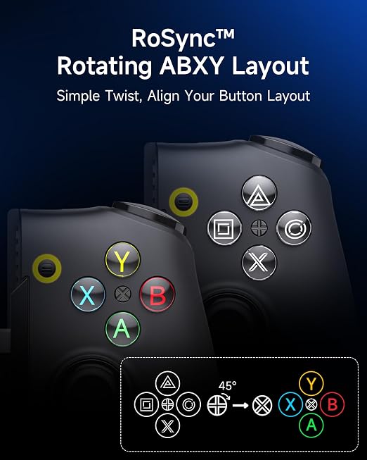 EasySMX M20 Phone Gaming Controller for Android, iPhone & iPad, Black - Image 3
