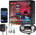 BTF-LIGHTING UL Listed RGBCCT COB LED Strip Light, DC24V 9.8FT RGB+Tunable White 3000K-6000K Color Changing LED Strip Light, with Remote/Bluetooth Music Controller for Home Party Indoor DIY Lighting by BTF-LIGHTING