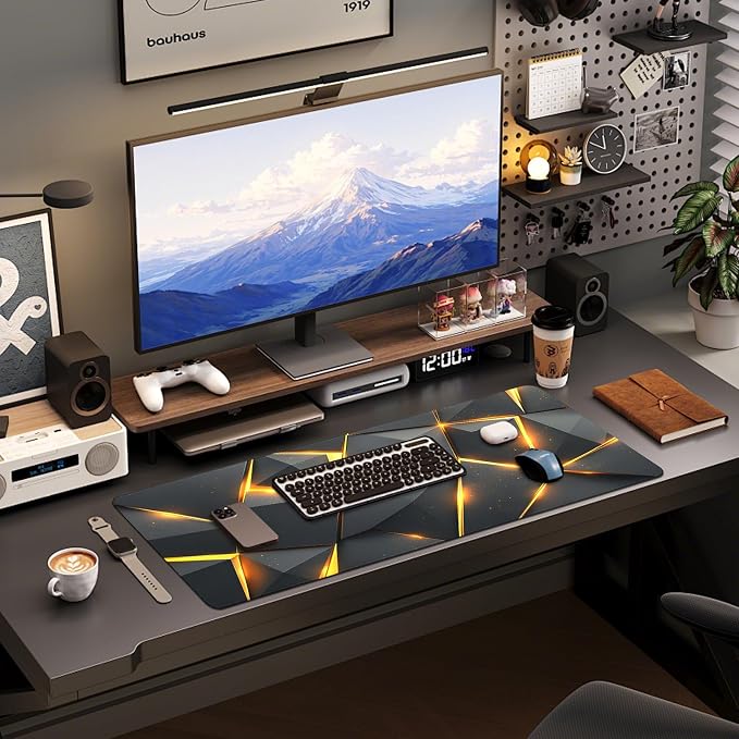 Mouse Pad Gaming - Desk Mat for Keyboard and Mouse - Large Mouse Pads for Desk, Gaming Mousepad with Non-Slip Base, Desks Pad (31.5" X 11.8") for Game, Office and Home - Image 6