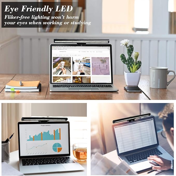 LED Monitor Screen Light Bar for Computer, USB Powered Task Lamp - Image 7