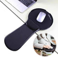 LL-COEUR Memory Foam Arm Support Wrist Rest for Table and Chair, Ergonomic Armrest Desk Extender, Multifunctional Computer Mouse Pad (Black) by LL-COEUR