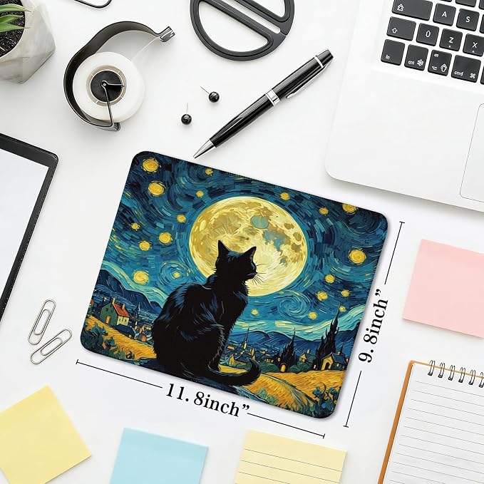 Mouse Pad Gaming - Desk Mat for Keyboard and Mouse - Large Mouse Pads for Desk, Gaming Mousepad with Non-Slip Base, Desks Pad (11.8" X 9.8") for Game, Office and Home - Image 5