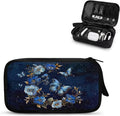 Floral Moon Butterfly Print Electronics Organizer, Travel Cable Organizer Bag, Portable Cord & Charger Storage, Compact Tech Bag & Case by Unknown