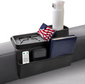 KindGa Couch Cup Holder - Silicone Sofa Armrest Organizer Couch Caddy Black by KindGa