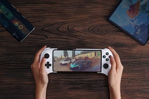 8BitDo Ultimate Mobile Gaming Controller for Android devices, Bluetooth Mobile Game Controller with Hall Effect Joysticks and Hall Triggers (White) - Image 6